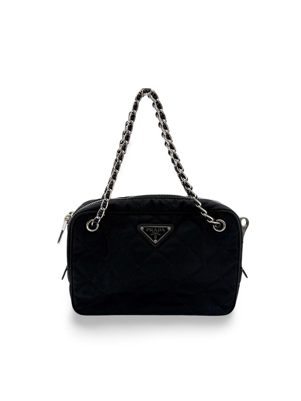 Prada Tessuto Impunturato Quilted Chain #357935F52B